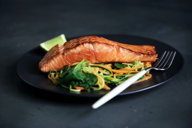 grilled solomon on a plate